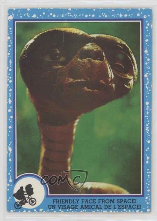 1982 O-Pee-Chee The Extra Terrestrial in His Adventure on Earth ET #86 1dm1