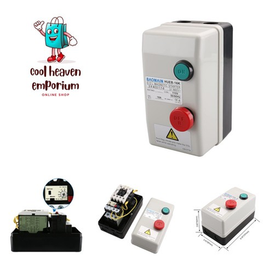 #ad Magnetic Starter On Off Switch Enclosed 3 Pole 110V Coil 12.5 18A $50.99