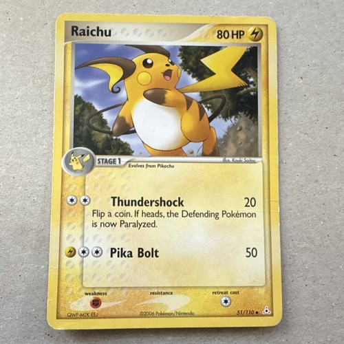 The Pokémon Company Pokemon TCG Raichu 51/110 EX Holon Phantoms ENG 80 HP