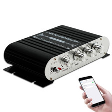 2.1 Channel Bluetooth Hifi Stereo Subwoofer Amplifier, RMS 20Wx2 40W Mini Digita