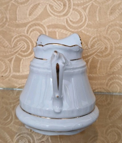 Antikes Biedermeier Kaffeekannen-Kern, Kanne Zuckerdose Milchkännchen Porzellan - Bild 20 von 24