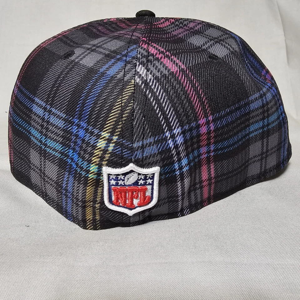 Sombrero Seattle Seahawks New Era Talla 8 Cuadros Crucial Catch Intercept Colorido NFL Foto 4 de 4