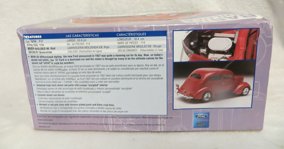 Revell Basic Builder '37 Ford Sedan Model Kit New | eBay