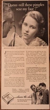 Fleischmann's Yeast 1935 Vintage Half Page Health and Beauty Print Ad