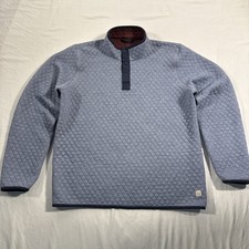 Marine Layer Corbet 1/4 Snap Quilted Reversible Pullover 23x27