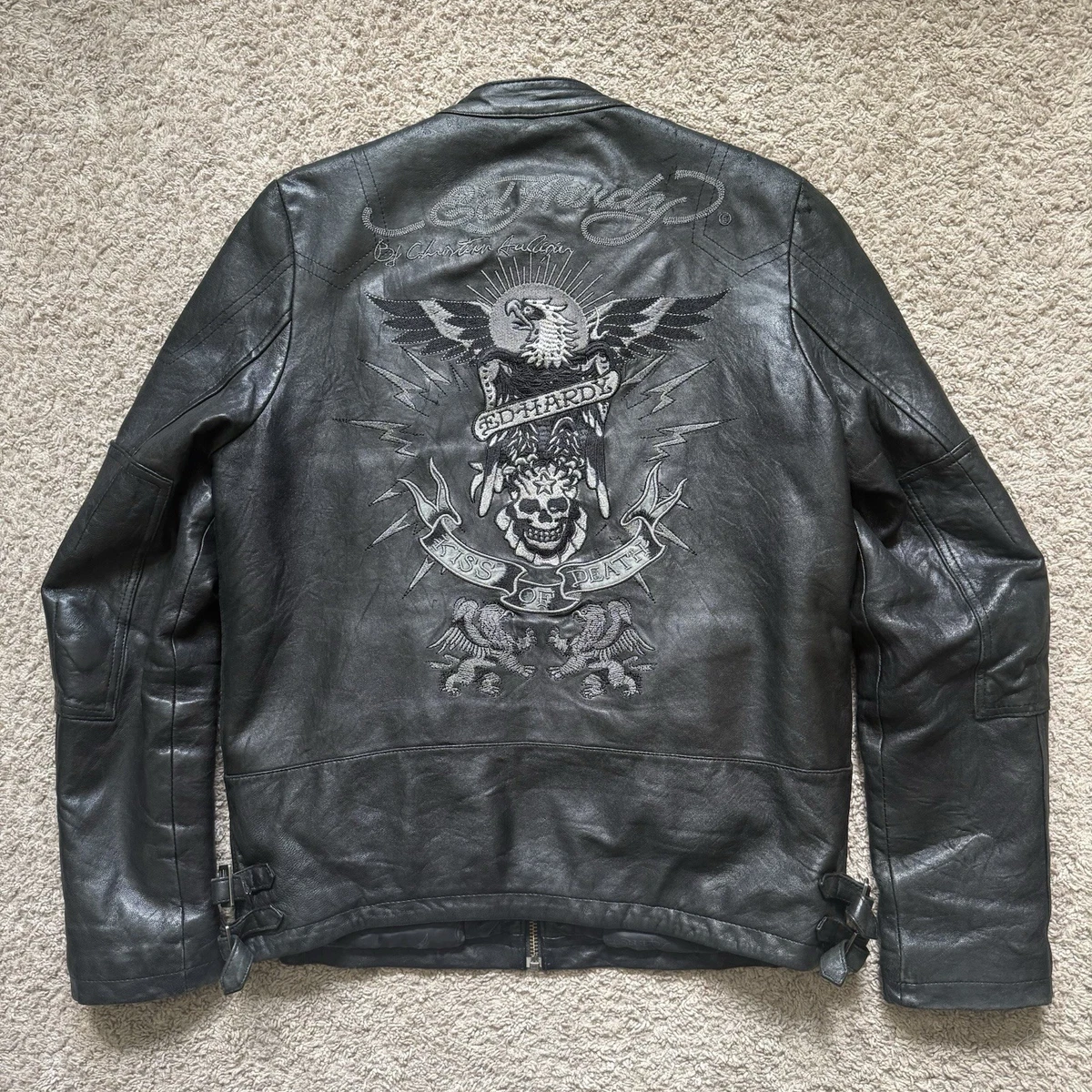 Ed Hardy Leather Jacket products for sale | eBay