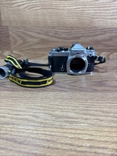 Nikon FM Silver Early Model 35mm SLR Film Camera No camera lenses