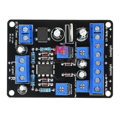 AC9-12V DC12-18V Pre-amplifier VU Level Meter Driver Board DB Level Meter Driver