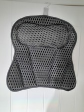 Grey Bath Pillow with Suction Cups