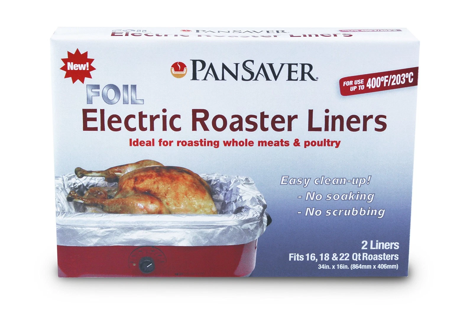 Cooking Liners - Disposable Roasting Pan Liners for Instant Cleanup with No S...