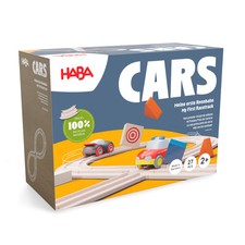 HABA Cars - My First Racetrack, 27 Piece Sust...