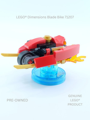 Used LEGO  Dimensions Blade Bike Vehicle Build Only Ninjago Team Pack 71207