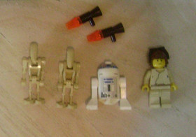LEGO Star Wars: Naboo Fighter 7141 100% Complete W/Minifigs  & Manual