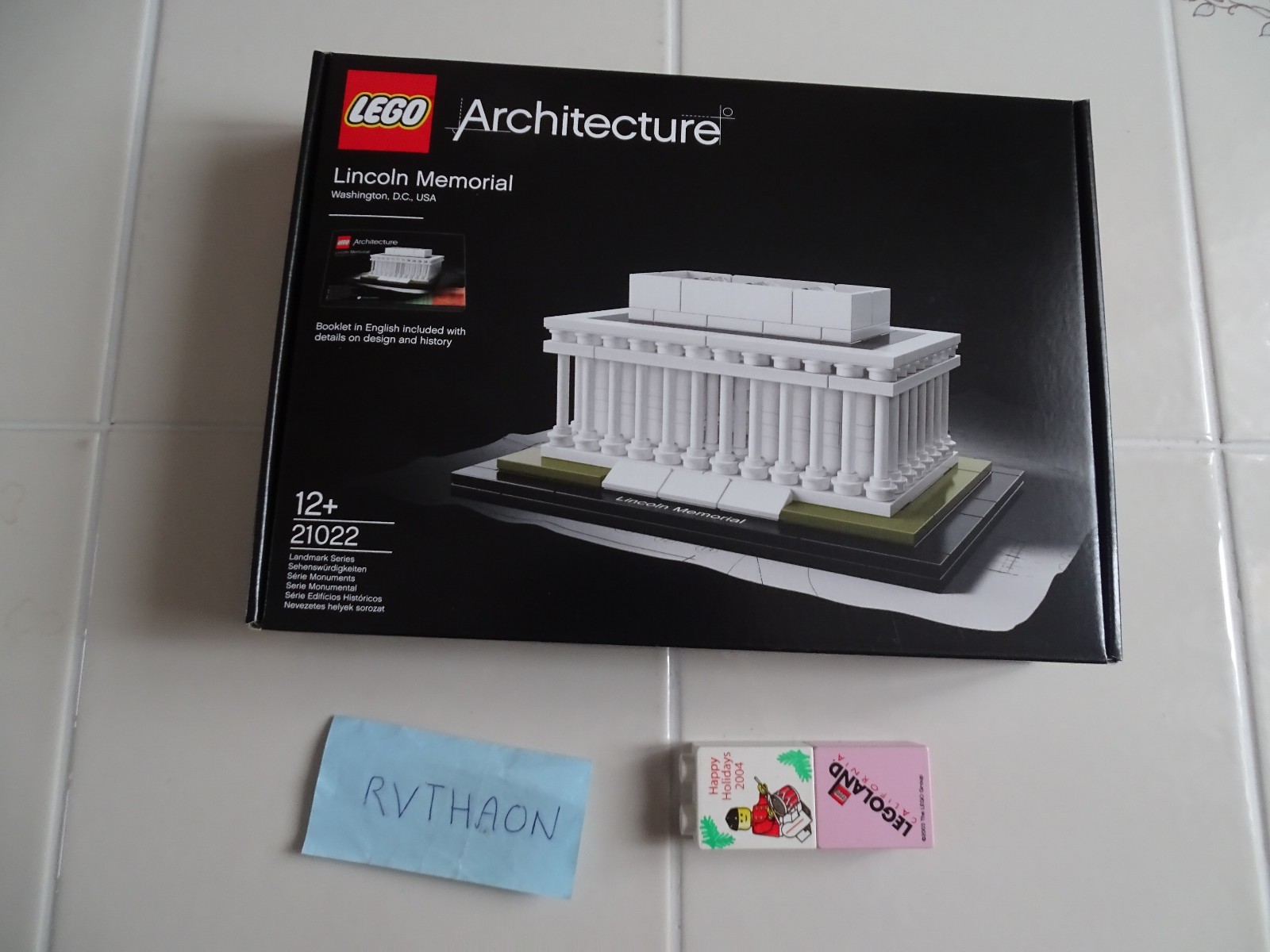 Lego Architecture 21022 Lincoln Memorial jeu construction adulte briques scellé