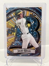 Topps 2023 Bowman Draft Bowman Glass Jacob Wilson Rookie #BGA-5 Athletics