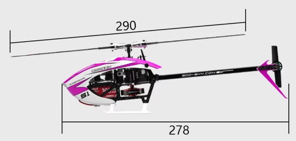 GOOSKY S1 6CH 3D Direct Drive Brushless Motor Flybarless RTF Helicopter Mode 2 - Image 3 of 4