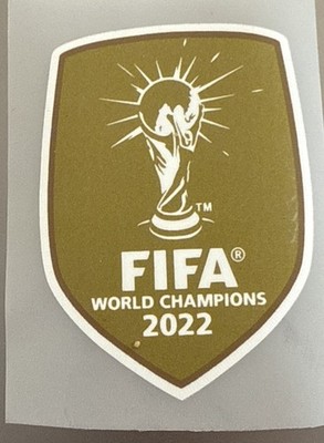 FIFA Argentina World Cup 2022 Winner Soccer Jersey Patch Qatar Patch Iron On