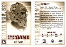 2007-08 ITG Between The Pipes NHL HOCKEY CARDS🥅YOU PICK FAVS🥅#1 - #100 GOALIES