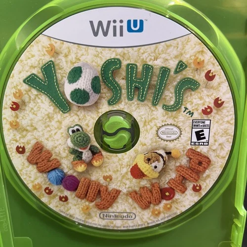 Yoshis Woolly World Wii U Disc Only Tested VG Nintendo 2015 Mario Video Games