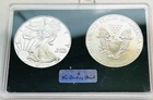 2013 American Silver Eagle 2 Coin Set 1 oz Proof Uncirculated Danbury Mint #511B