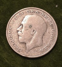 1923 George V Half Crown Silver Coin Better Date UK Pre Decimal Collectable