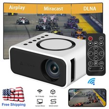 Mini Projector 3D LED WiFi Video Home Theater Cinema For IOS Android System