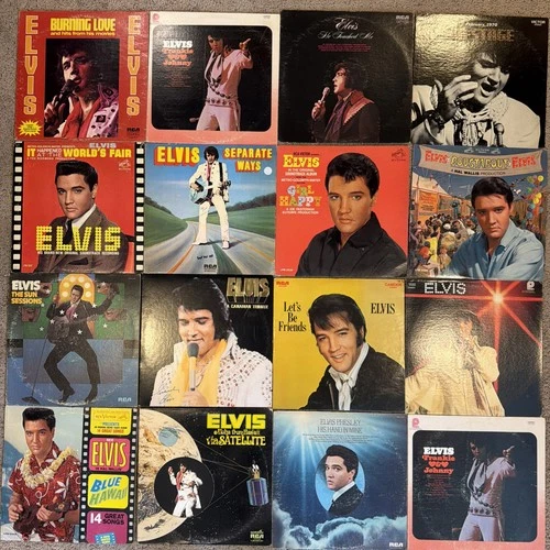 Elvis Presley 16 Record Lot Nice VG to EX Grading
