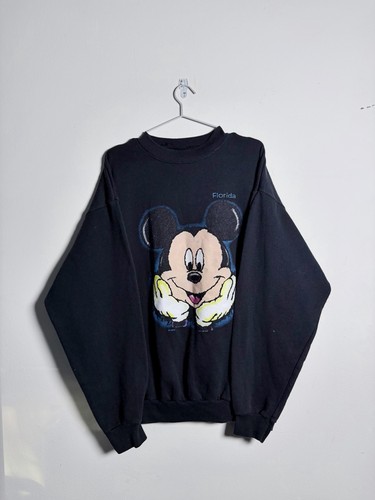 Vintage Disney Mickey Mouse Sweatshirt Pullover Size L Unisex