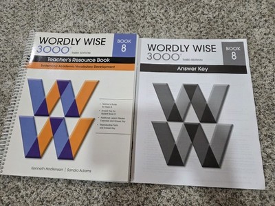 Wordly Wise 3000 3rd Edition Book 8 Teacher's Resource Book Answer Key