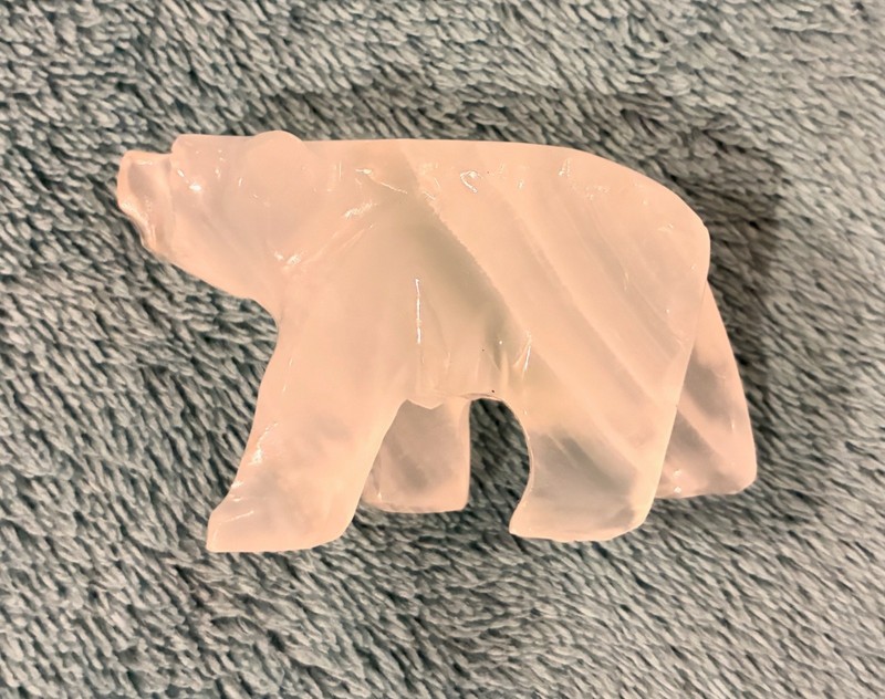 Carved Stone Bear Figure/Fetish/Spirit Animal — Beautifully Carved