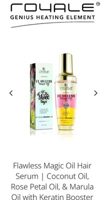 *Rouale* Hair Serum Flawless Magic oil Keratin Booster Sealed AUTHENTIC Rtl $150