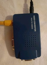 High Resolution Video VGA Conversion 15 Pin VGA to Video  S-video Converter