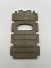 Vintage Playmobil Castle Wall Replacement Piece With Half Moon Cutout Window