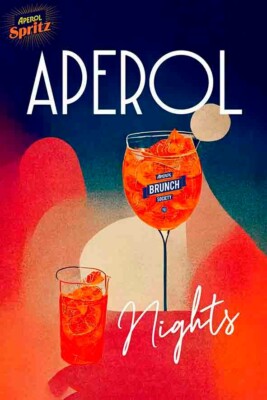 Aperol Spritz Cocktail Advertising Poster Poster Print 40x60 cm