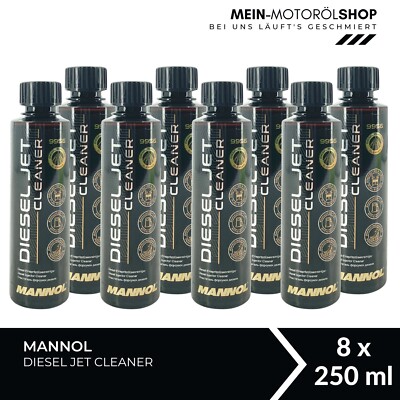 Mannol 9956 Diesel Jet Cleaner Einspritzdüsenreiniger Reiniger Additiv 8x250 ML