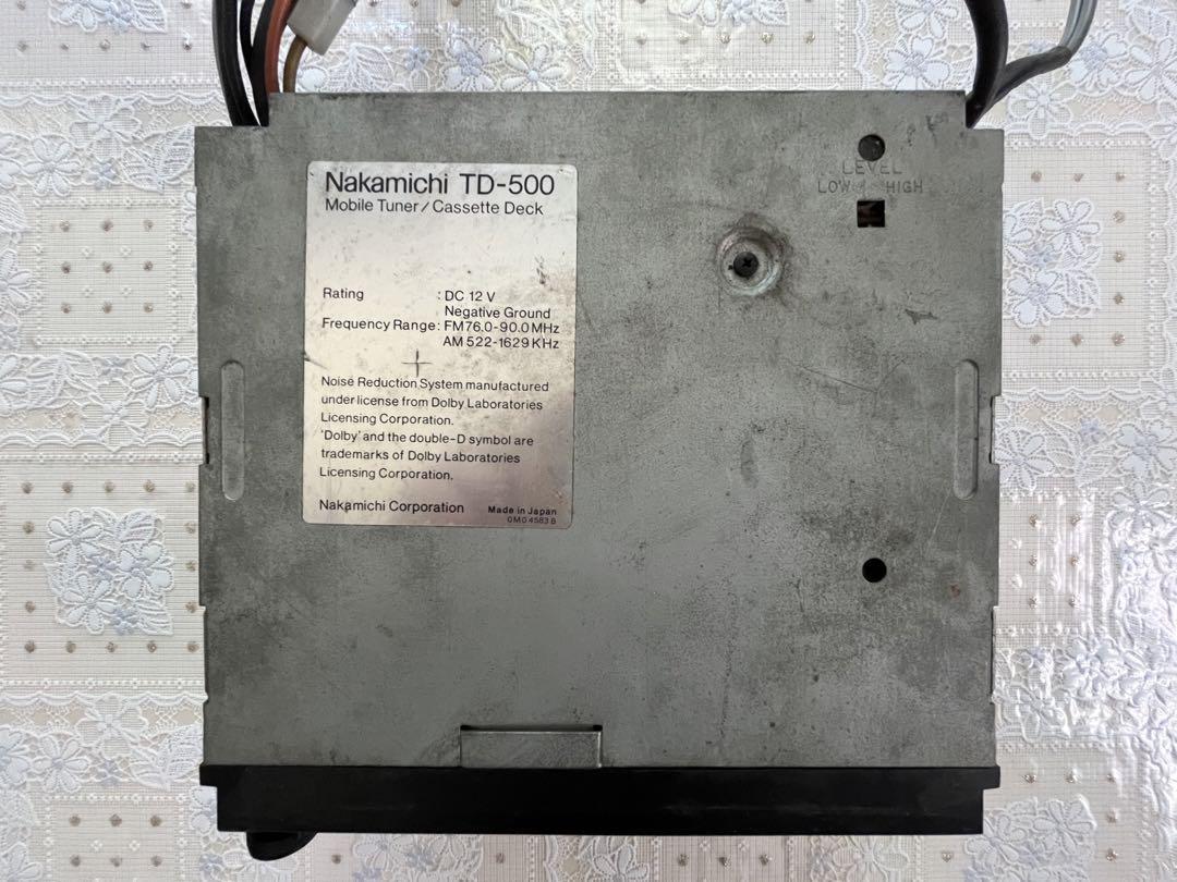 ナカミチ TD-500 Yahoo!オークション - Nakamichi TD-500 車載機 カーオーディオ