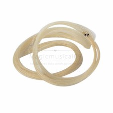 2 Hank 31-32 Inch Mongolian Horse Hair for Violin Bass Bow Natural White