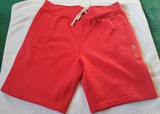 Men's Polo Ralph Lauren RED 9.5" Inseam Fleece Double-Knit Shorts L NWT
