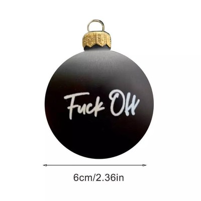 2024 Fun Christmas Ornament Xmas Ball Ornaments Sweary Bauble Bundle NEU