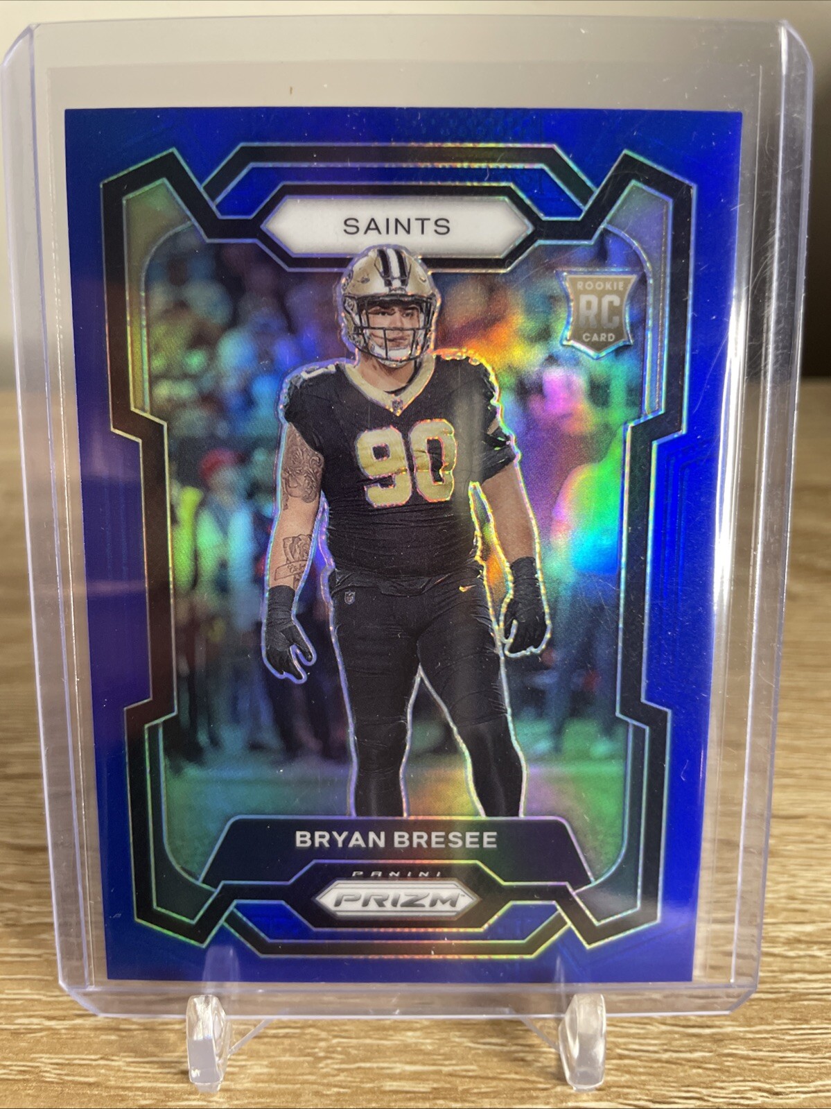2023 NFL PRIZM Bryan Bresee #372 RC Retail Blue SSP Saints