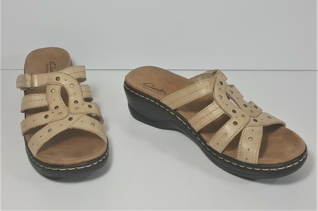 clarks womens sliders