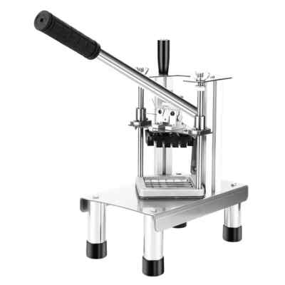 Commercial Chips Cutter Manual Vegetable Cutter With 3 Stainless Steel Blades