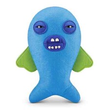 Fuggler Funny Ugly Monster New Fuggs on the Block Cod Father 9" Plush Blue