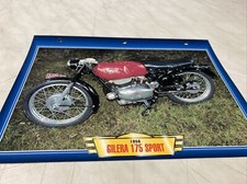 Gilera 175 Sport 1956 Scheda Carta Moto Passione Collezione Atlas