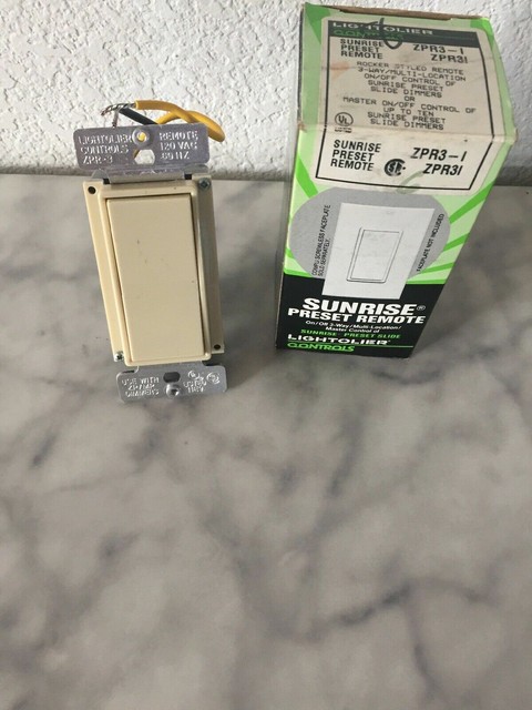 Lightolier Controls Sunrise Remote Switch ZPR3 I Ivory | eBay