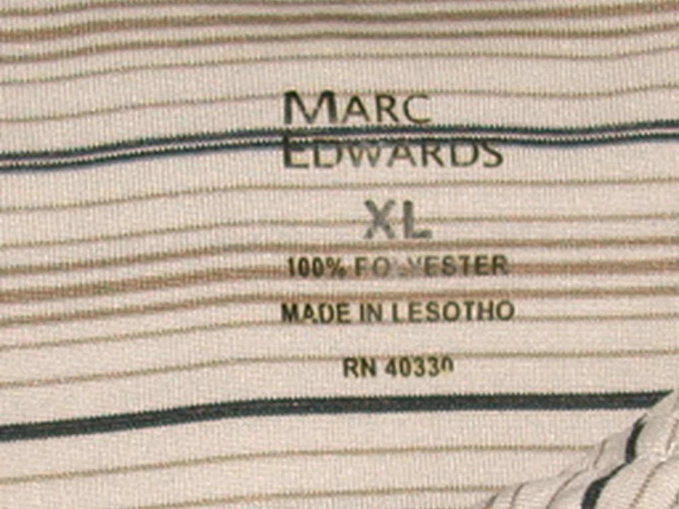 Mens MARC EDWARDS Polo Golf Shirt Size XL - Image 2 of 4