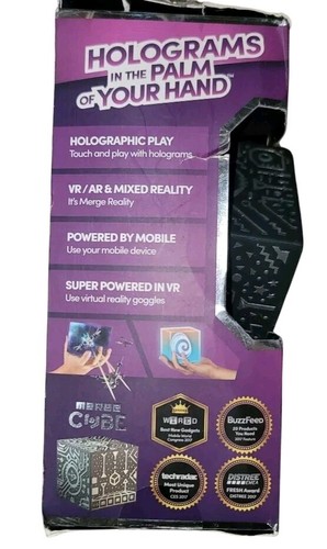 MERGE Cube Augmented Reality STEM Tool Use Your Phone AR/VR Holograms Virtual - Picture 4 of 9