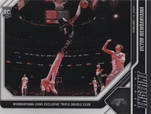 2023-24 Prizm Victor Wembanyama PSA 10 Rookie Instant Impact Gem
