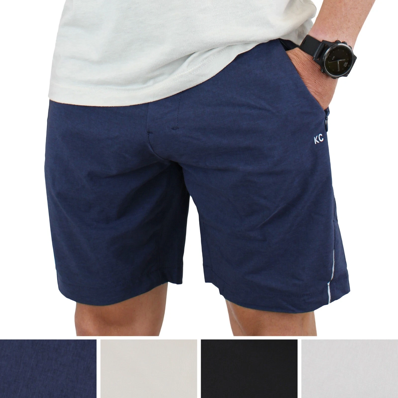 Kenneth Cole Men's Shorts Tech Active Water Resistant, 4-Way Stretch MSRP $69
Opens in a new window