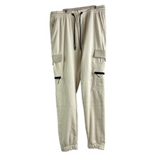 Public Supply Co NYC Pants Mens Small Cream Pockets Jogger S Sm Waterproof